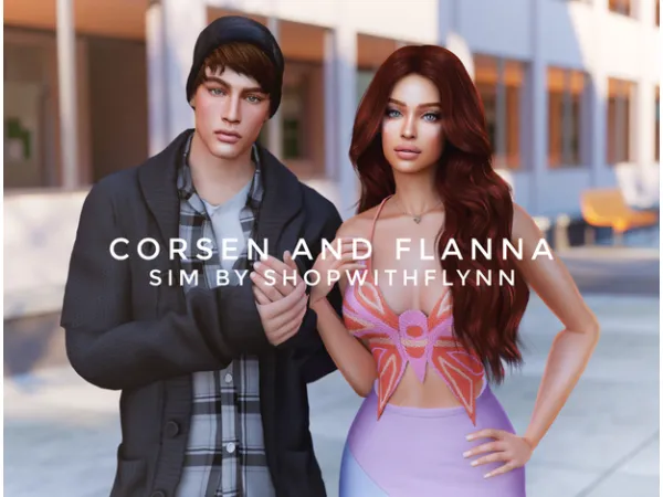 Corsen and Flanna by shopwithflynnn