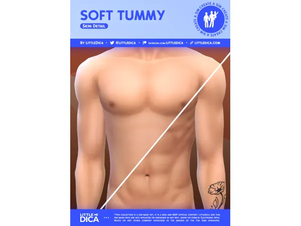 Soft Tummy - Skin Detail by littledica