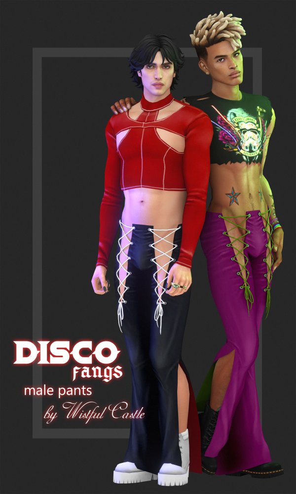 Maxis Match Disco Fangs (pants) by simsfinds - The Sims 4 Custom Content