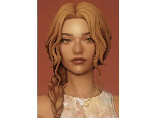 Maxis Match katniss braid by dogsill - The Sims 4 Custom Content