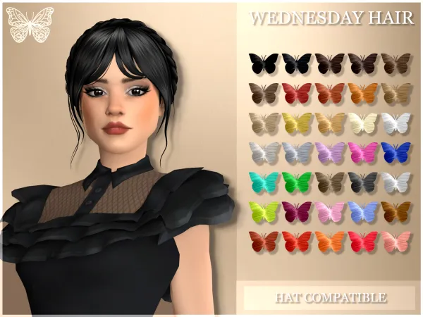 Maxis Match Wednesday Hair by mirroreddreamscc - The Sims 4 Custom Content