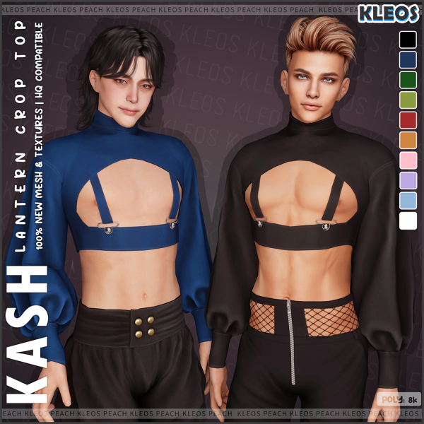 Alpha Kash Lantern Crop Top by smsims - The Sims 4 Custom Content