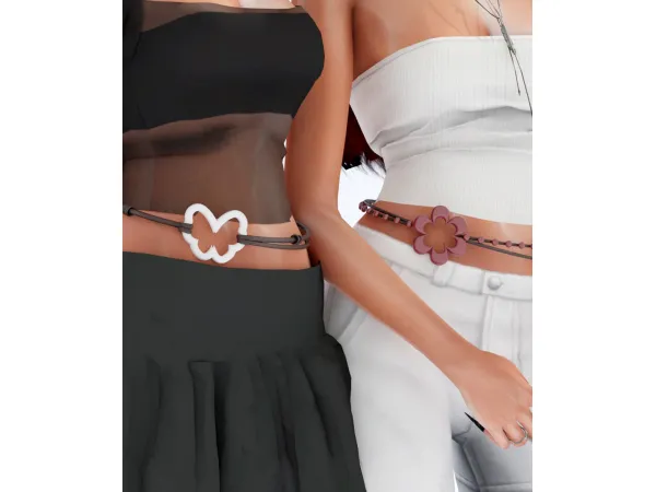 [TINA-SIMS] VINTAGE WAIST BEADS SET ♪