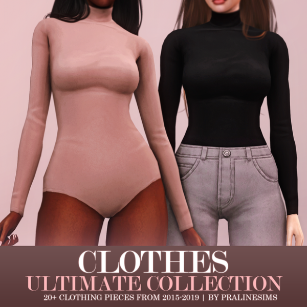 Mix CLOTHES Ultimate Collection by simsfinds - The Sims 4 Custom Content