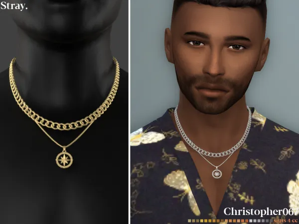 Mix STRAY NECKLACE by simsfinds - The Sims 4 Custom Content