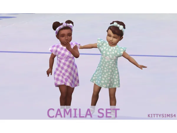 Camila Toddler Set by Kittysims4