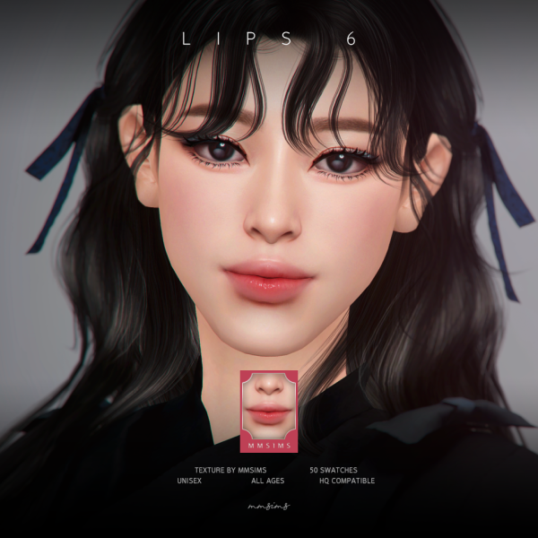 Mix MMSIMS Lips 6 by simsfinds - The Sims 4 Custom Content