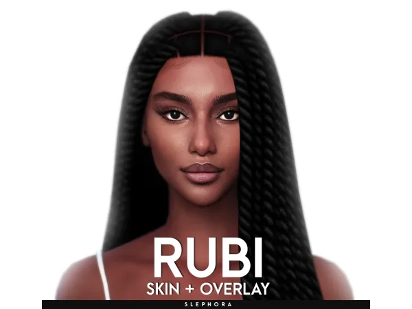 Alpha RUBI SKIN OVERLAY by SLEPHORA - The Sims 4 Custom Content