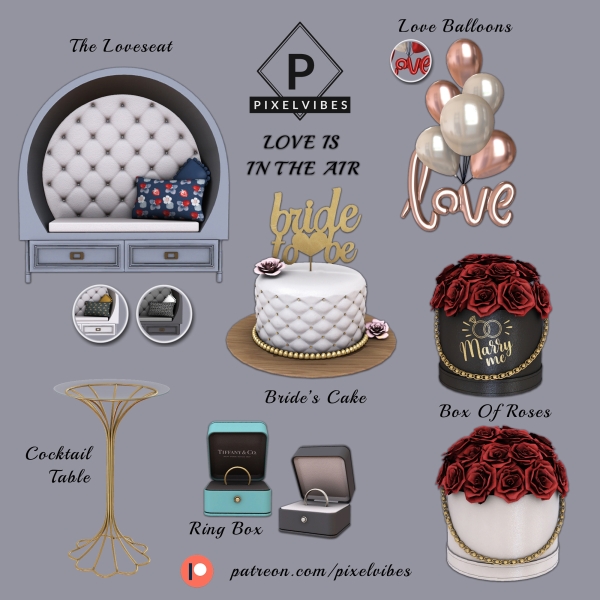 Alpha Love Is In The Air by pixelvibes - The Sims 4 Custom Content
