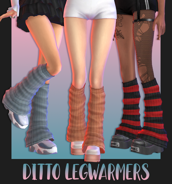 Mix Ditto Legwarmers by simsfinds - The Sims 4 Custom Content