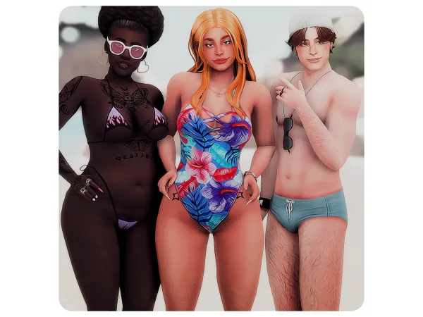 Maxis Match All Natural Body Hair Set by simsfinds - The Sims 4 Custom Content
