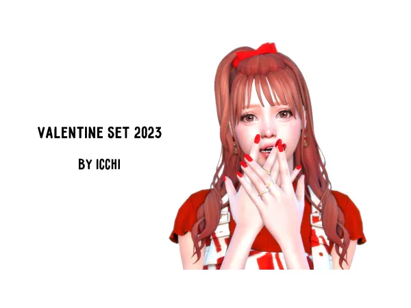 Maxis Match Valentine set 2023 by simsfinds - The Sims 4 Custom Content