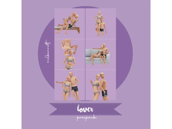 Mix Lover Posepack - The Sims 4 Custom Content