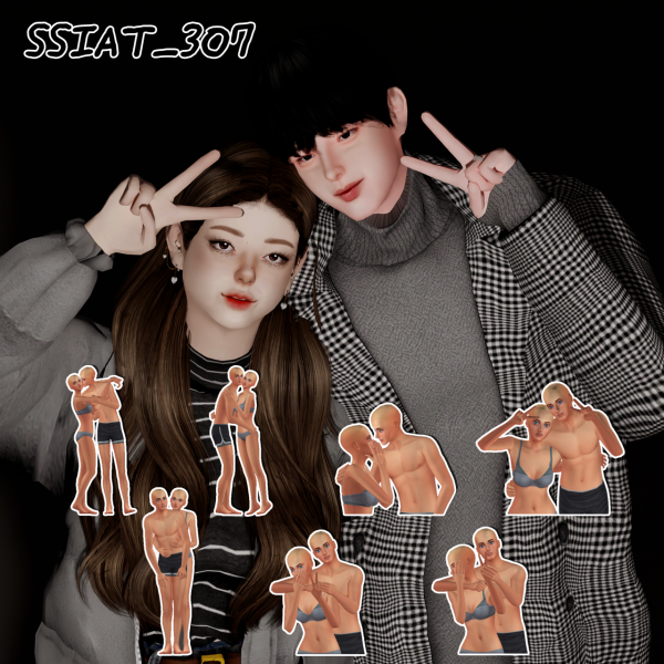 Mix 307)Dont want no riddle by simsfinds - The Sims 4 Custom Content