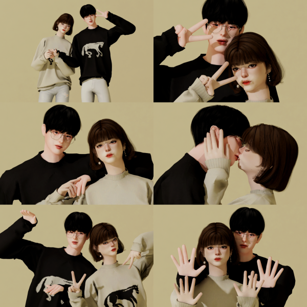 Mix 306)be my girl Ill be your man by simsfinds - The Sims 4 Custom Content