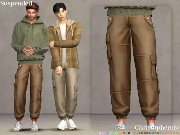 Maxis Match Suspended Pants by Christopher067 - The Sims 4 Custom Content