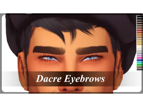 Maxis Match Dacre Eyebrows by simsfinds - The Sims 4 Custom Content