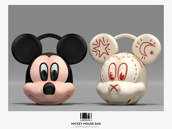 Alpha MERCH Mickey Mouse Bag by bergdorfsims - The Sims 4 Custom Content