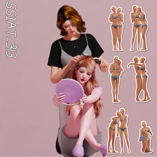 Mix 313)Beyond the rainbow by simsfinds - The Sims 4 Custom Content