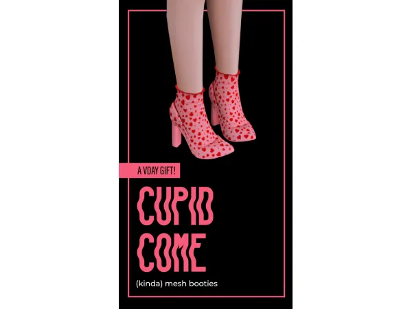 Maxis Match cupid come (kinda) mesh booties - The Sims 4 Custom Content