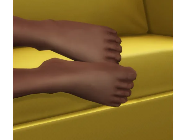 Maxis Match Maxis' high res feet default override both framesgenders all ages by Senni - The Sims 4 Custom Content
