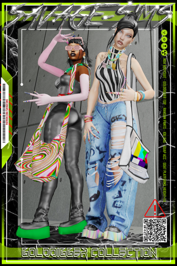 Alpha GOLDDIGGER COLLECTION BY by simsfinds - The Sims 4 custom content