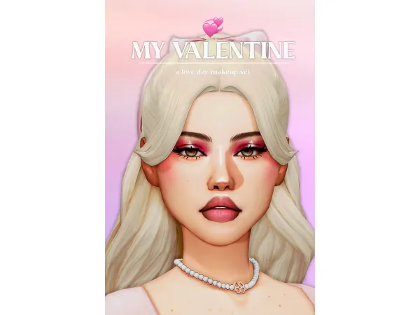 💕my valentine💕 - a love day makeup set by Lady Simmer