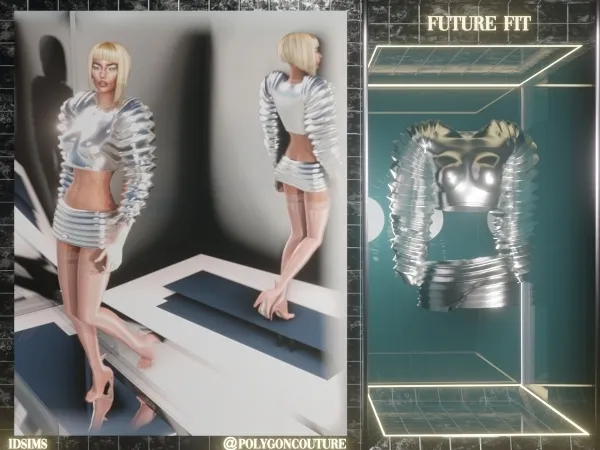 Alpha Future Fit by polygoncouture - The Sims 4 custom content