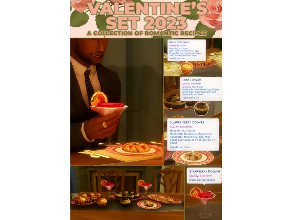 Valentine's Day Pack 2023 - New Custom Recipe Set by Robin