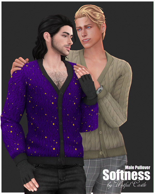 Maxis Match Softness (male pullover) by simsfinds - The Sims 4 Custom Content