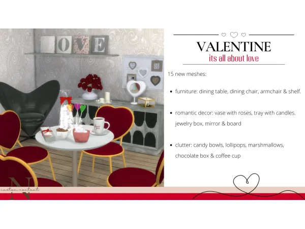 Valentine set by Nordica-sims