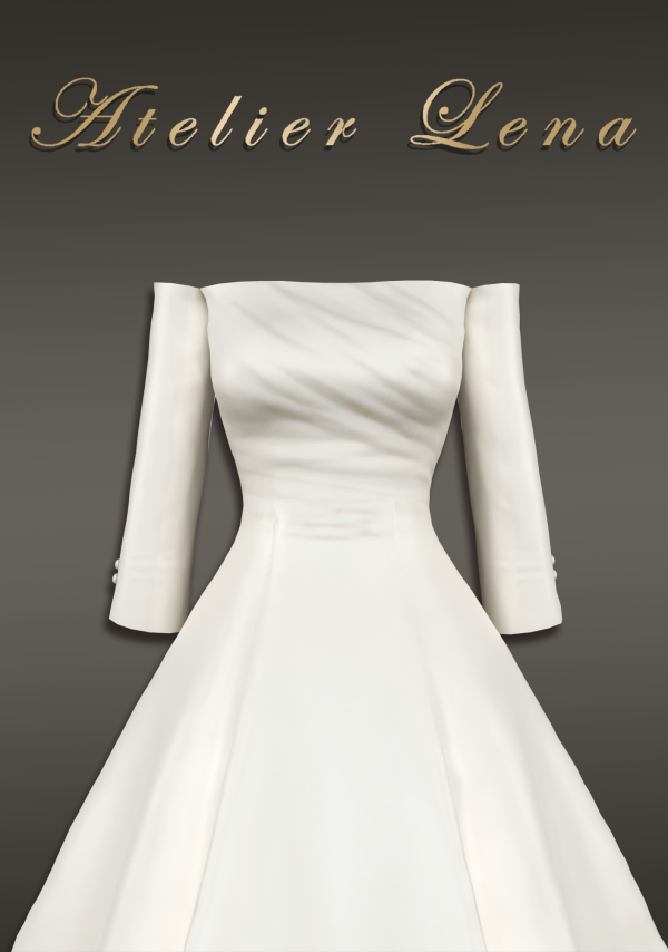 Alpha [Atelier Lena] Marina Dress by simsfinds - The Sims 4 Custom Content