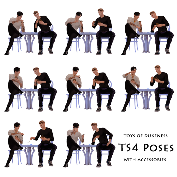 Mix Pair Poses by simsfinds - The Sims 4 Custom Content
