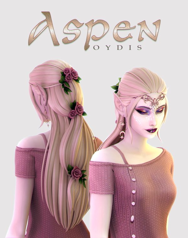 Maxis Match Aspen Hair by simsfinds - The Sims 4 Custom Content