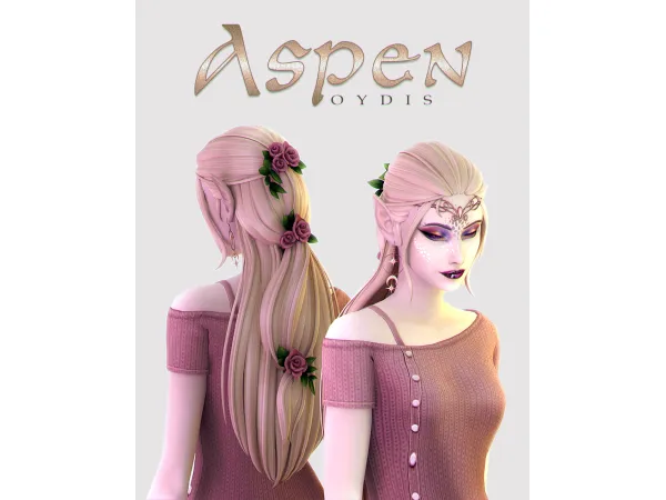 Maxis Match Aspen Hair by oydis - The Sims 4 Custom Content