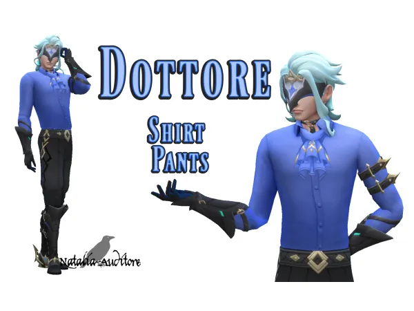 Maxis Match Dottore alternative outfit Auditore by Natalia - The Sims 4 Custom Content