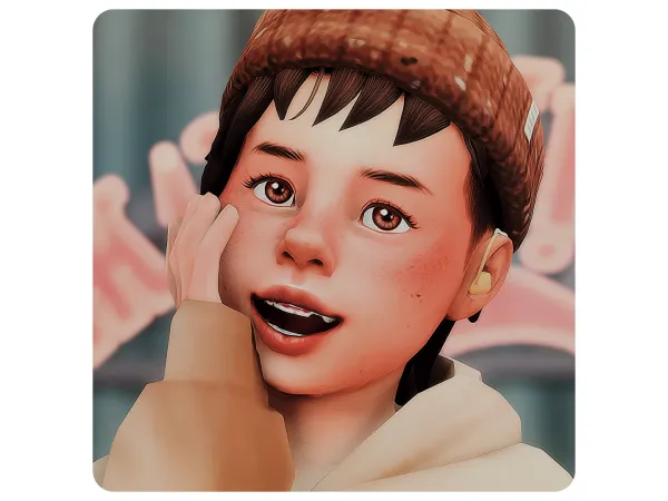 Maxis Match Growing Pains Child Teeth Set - The Sims 4 Custom Content