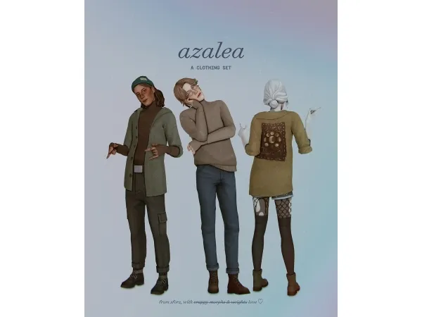 Maxis Match [part ii of iv] azalea a (smaller) clothing set by simsfinds - The Sims 4 Custom Content