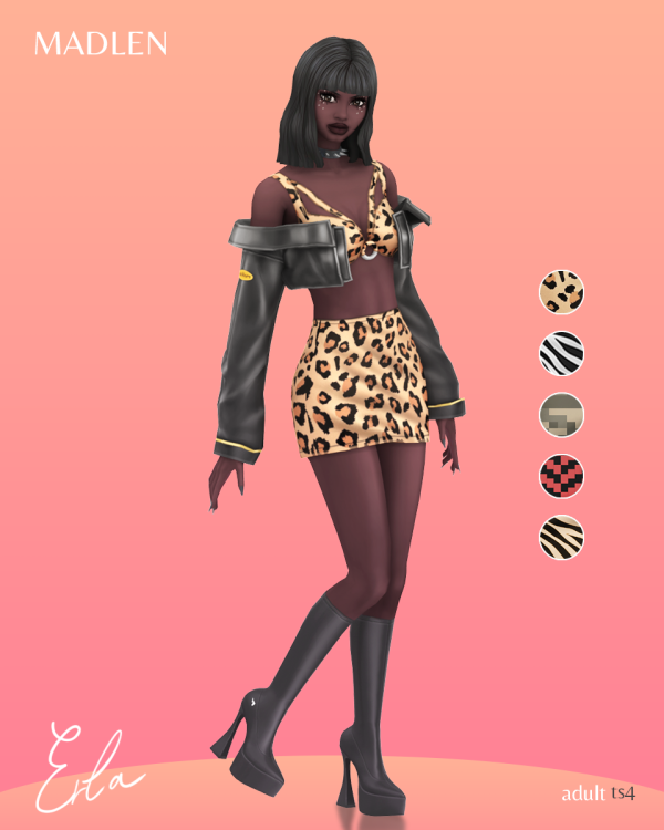 Maxis Match Erla Outfit Bundle by madlensims - The Sims 4 Custom Content