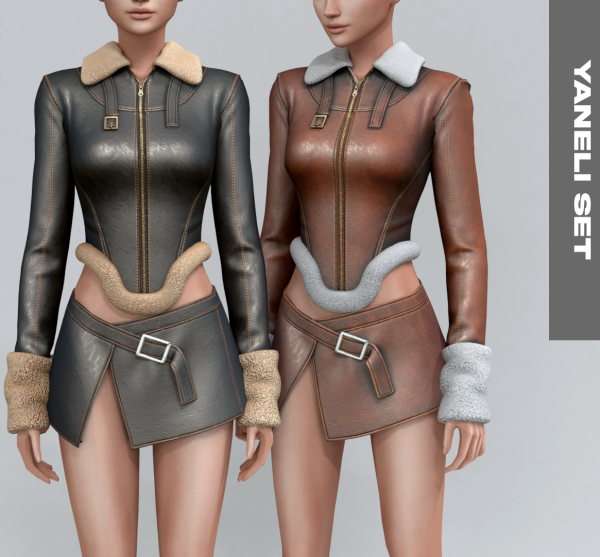 Alpha Yaneli Set by simsfinds - The Sims 4 Custom Content