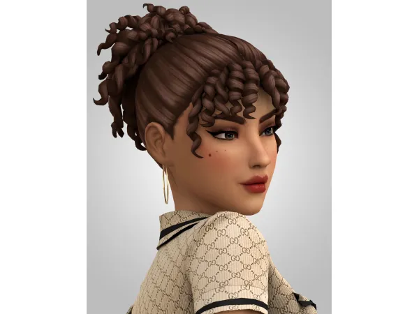 Maxis Match Eda Hair The Simmer by Aladdin - The Sims 4 Custom Content
