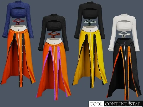 Alpha VARSITY Outfit cool_content_star by cool_content_star - The Sims 4 Custom Content