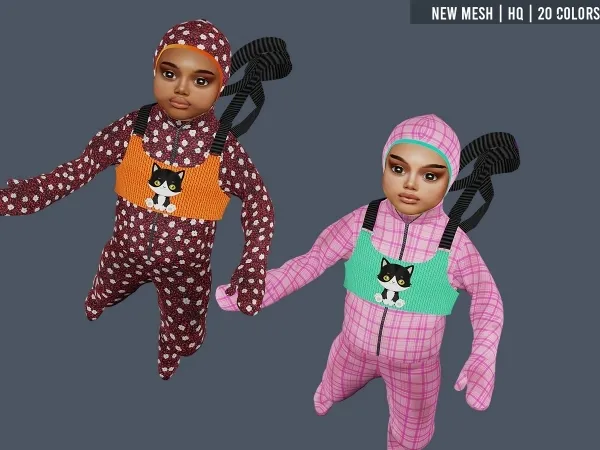 Alpha Baby with handheld baby walker cool_content_star by cool_content_star - The Sims 4 Custom Content