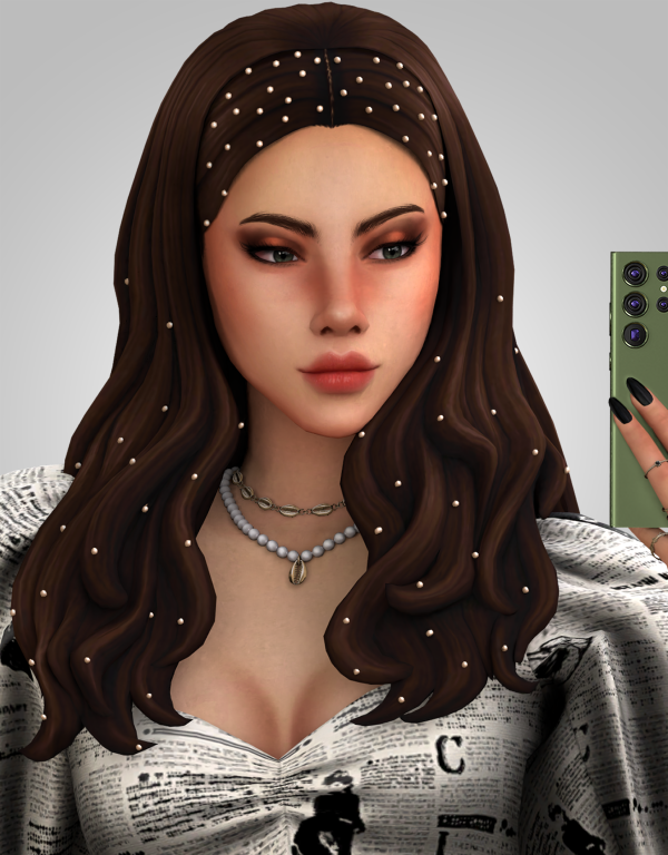 Maxis Match Carine Hair The Simmer by simsfinds - The Sims 4 Custom Content
