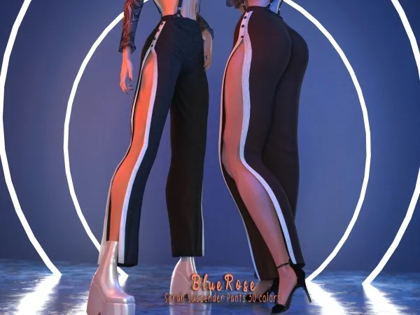 Alpha Sarah Pants BRsims by bluerose-sims - The Sims 4 Custom Content