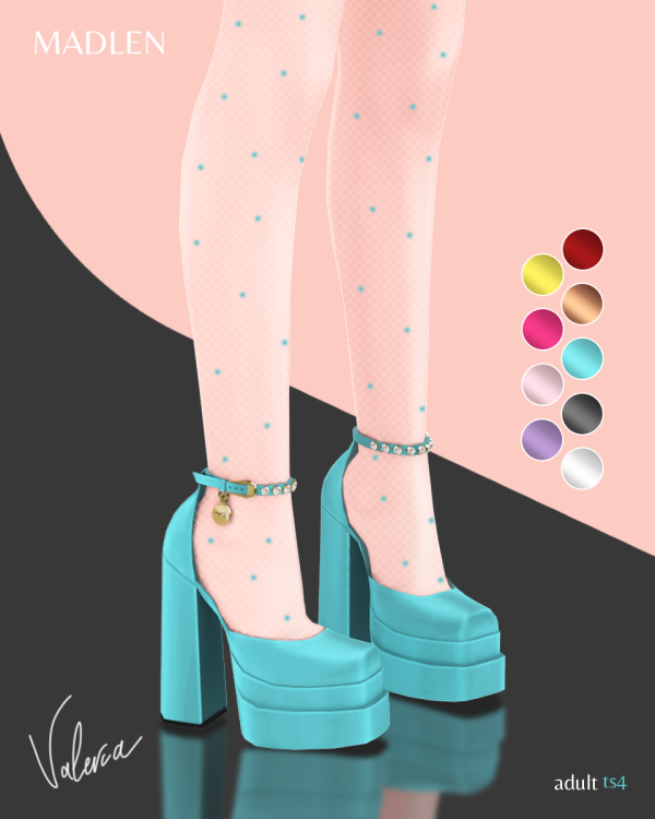 Maxis Match Valeria Shoes by madlensims - The Sims 4 Custom Content