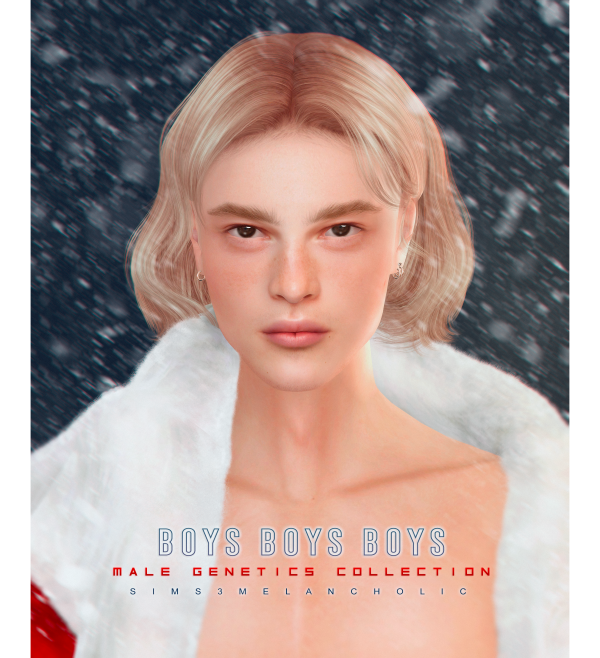 Alpha Boys Boys Boys male genetics collection by simsfinds - The Sims 4 Custom Content