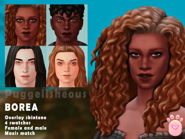 Maxis Match Borea SkinTone by simsfinds - The Sims 4 Custom Content