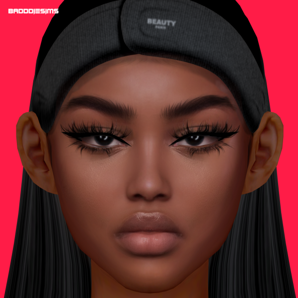 Alpha 3D LASHES L39 by simsfinds - The Sims 4 Custom Content