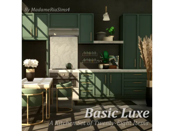 Basic Luxe Kitchen by MadameRia